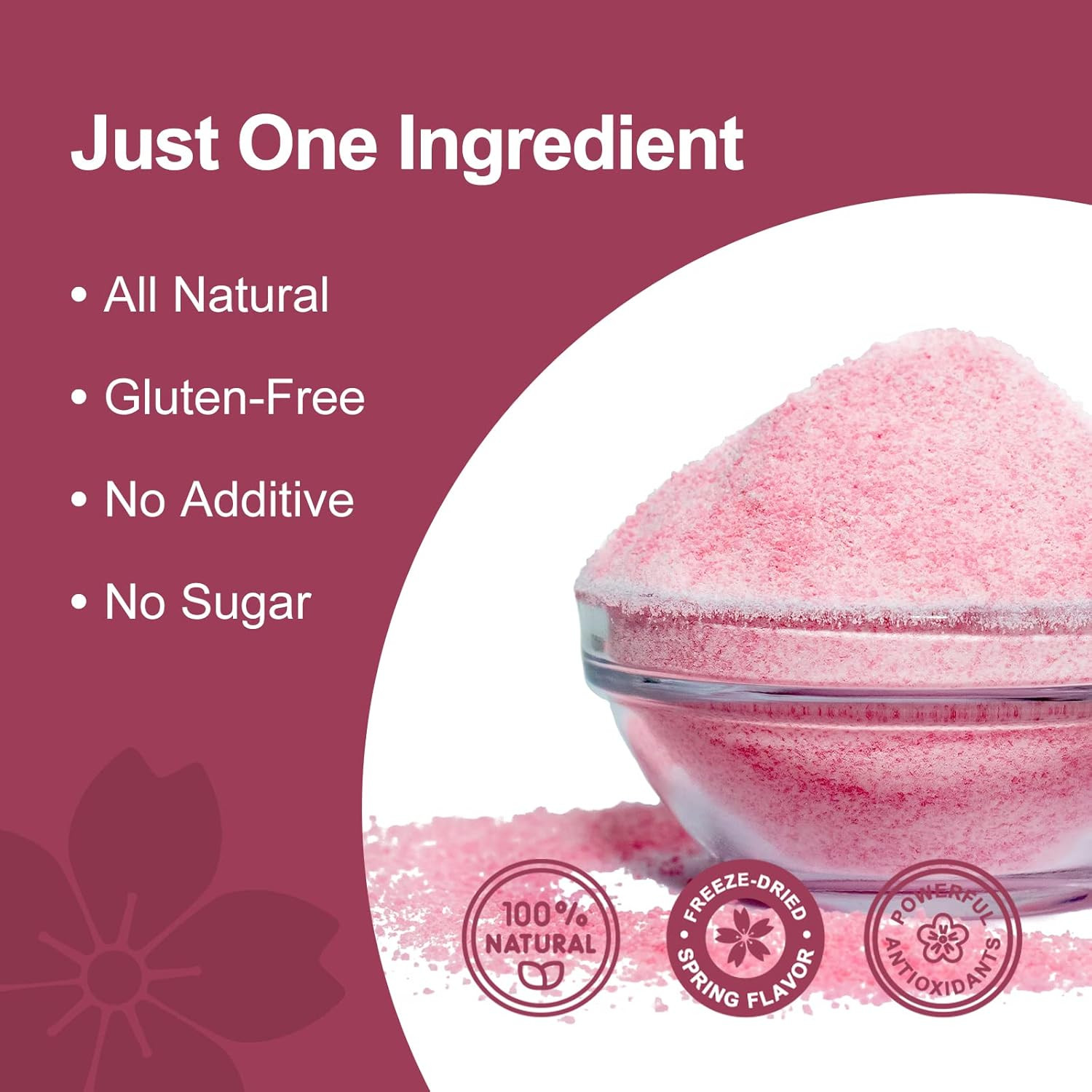 GRELIM Sakura Powder Premium Original Cherry Blossom Powder for Baking,Made in K