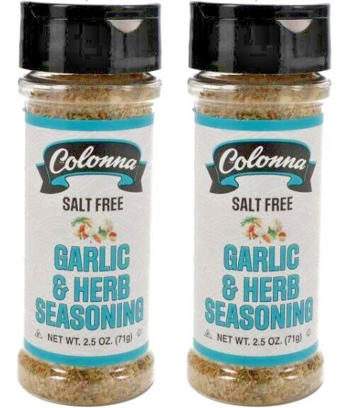 Colonna SALT FREE/Seasoning GARLIC & HERB Seasoning {2 BOTTLES} 2.5oz