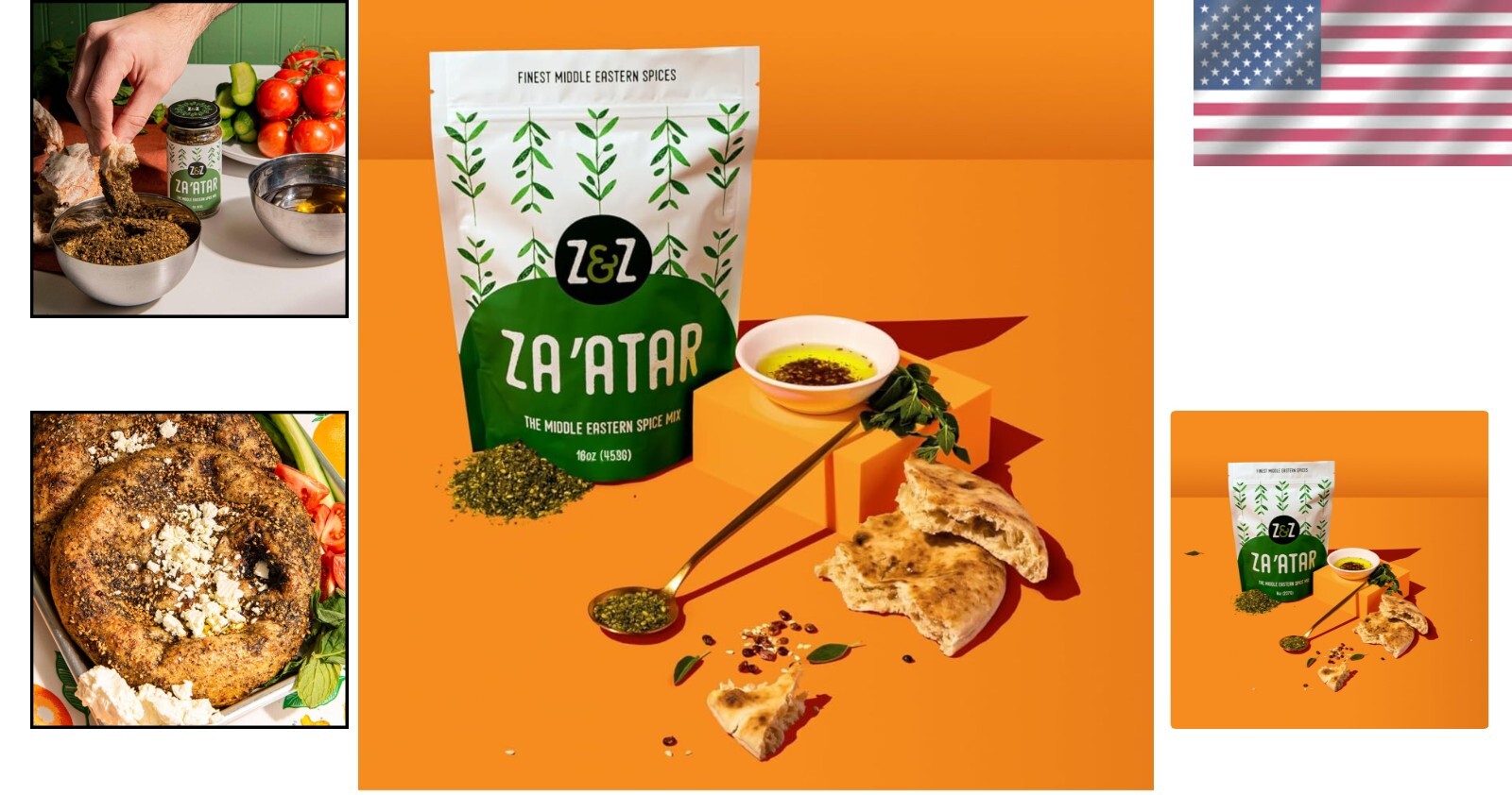 All-Natural 16 Oz Za’atar Seasoning Blend with Sumac & Sesame for Savory Dishes