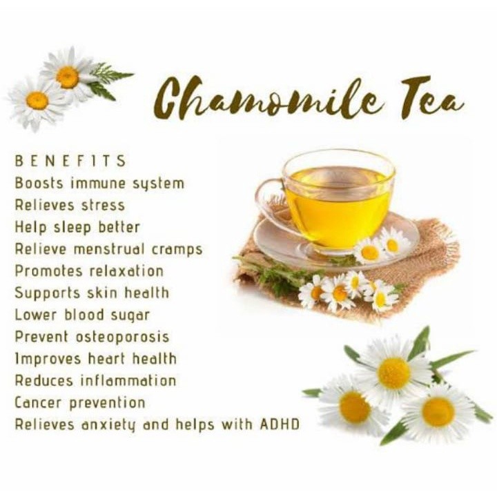 Chamomile Lavender Orange Tea 60g 30 Tea Bags Herbal Infusion For Daily Ritual