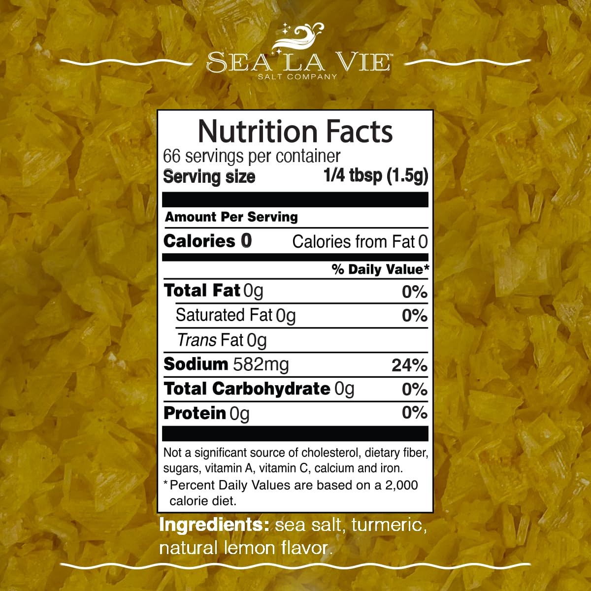 Sea La Vie Salt Flakes, 3.5 Ounces, Pack of 1, Kosher Handcrafted Gourmet Art…