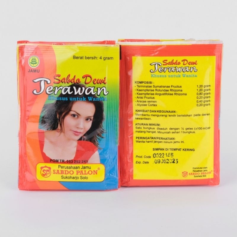Dewi Terawan Herbal Blend 10 Sachets Herbal Drink Mix For Brewing Daily Ritual
