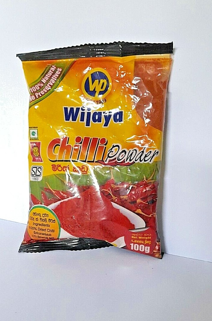 WIJAYA chili powder 100g quality Sri Lankan organic spices for the best taste