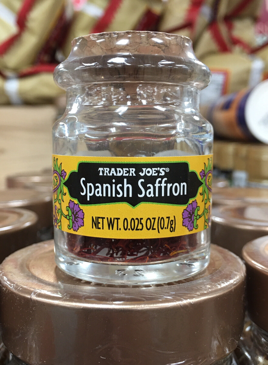 NEW! Trader Joe’s Spanish Saffron, 0.025oz (0.70g)