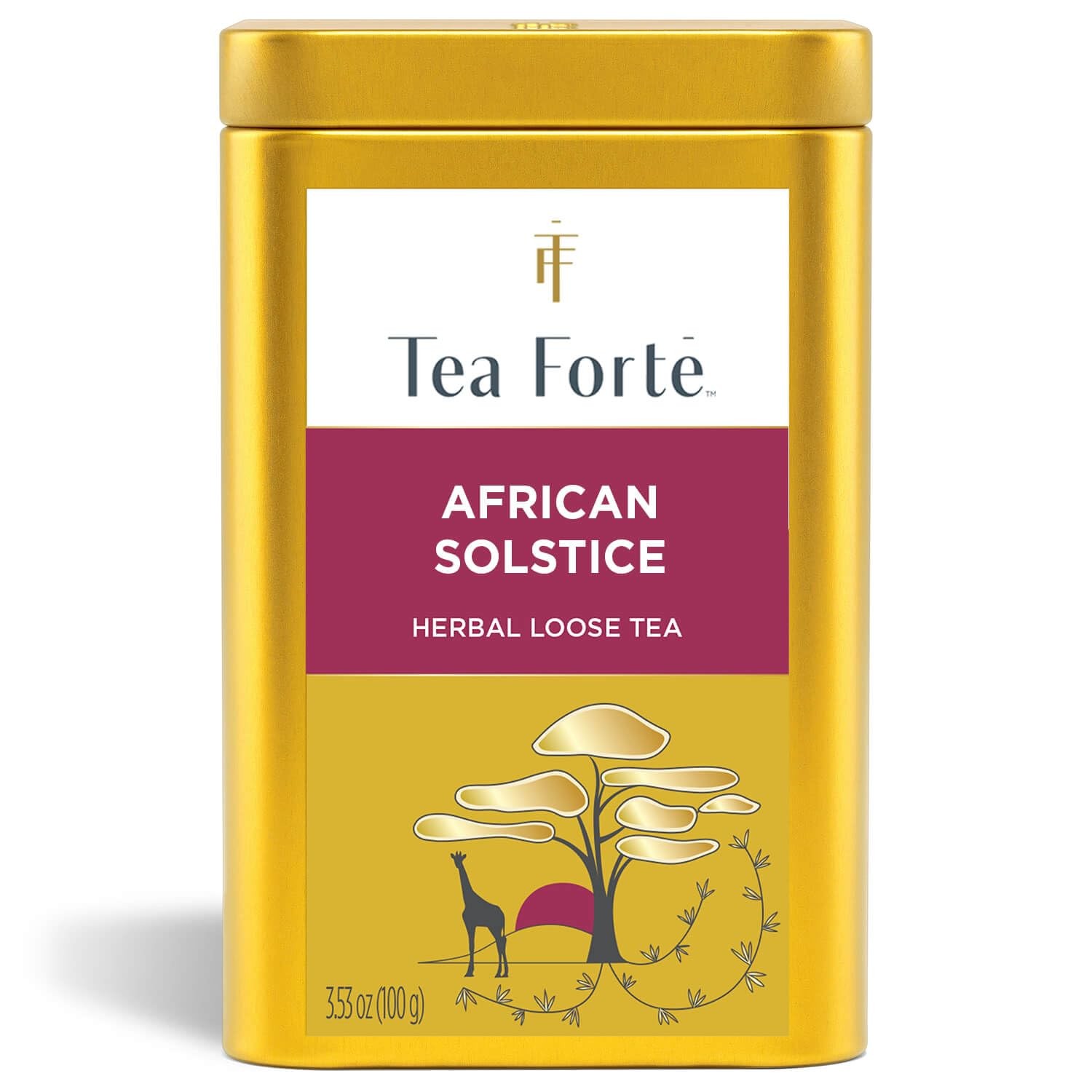 Tea Forte African Solstice Premium Loose Leaf Caffeine-Free Herbal Tea Blend …