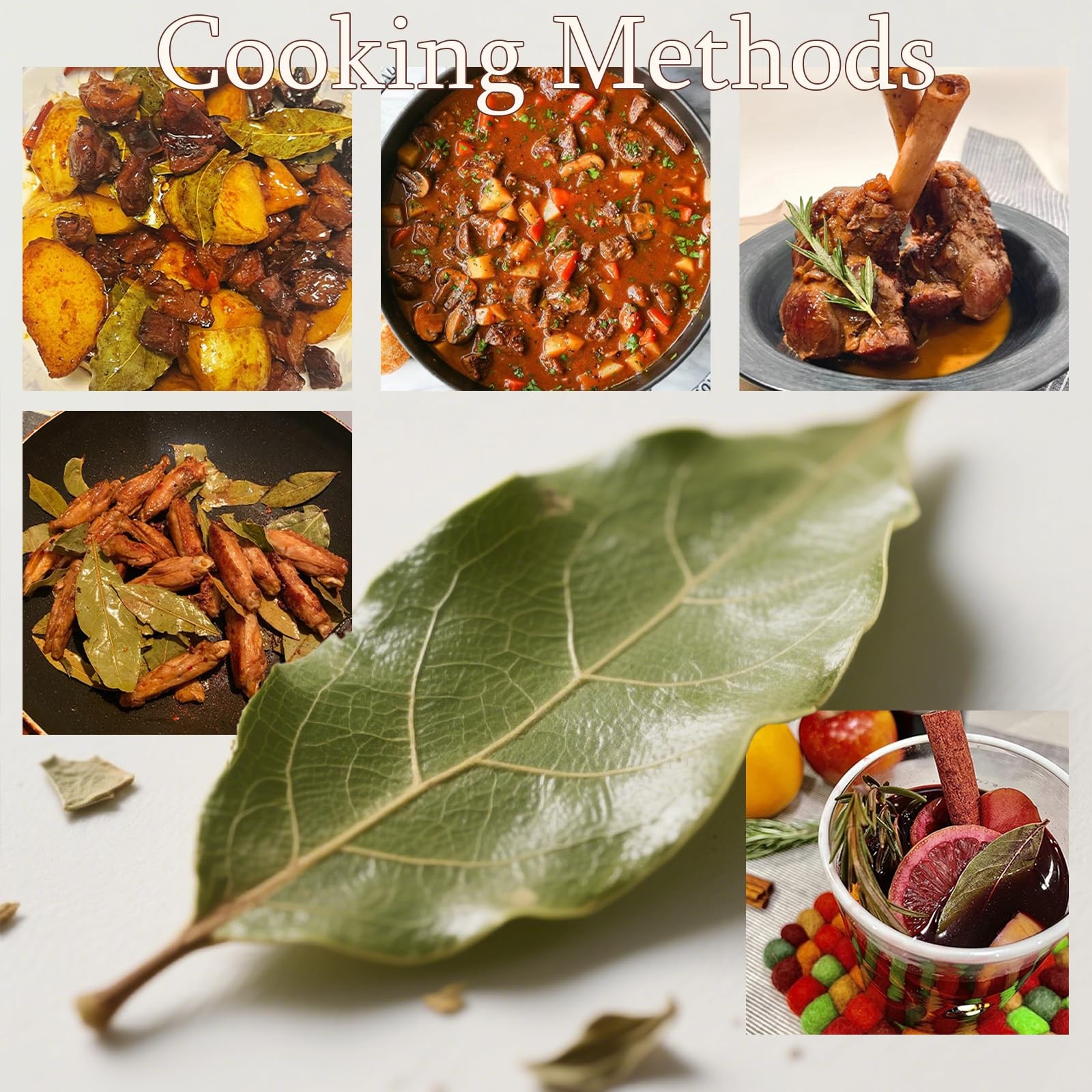 Kujowee 2 oz Organic Dried Bay Leaves Whole 4 OZ,