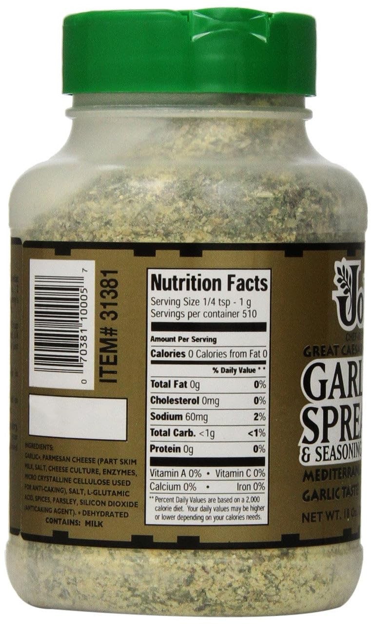 Garlic Spread and Seasoning All Purpose Bread Cooking Blend 18 oz