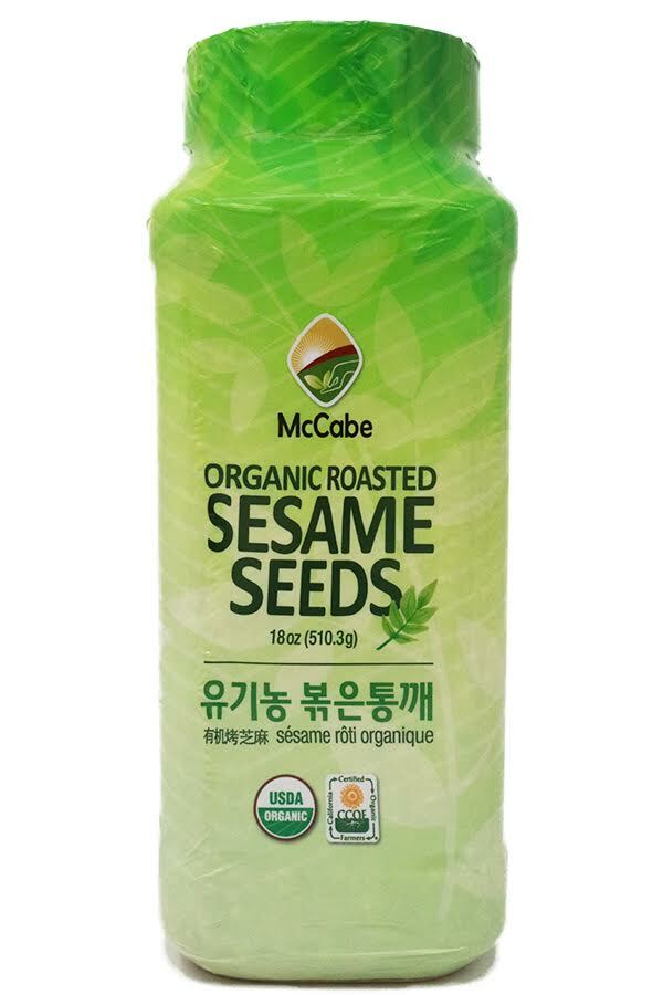 McCabe ORGANIC Roasted Sesame, 18oz, USDA & CCOF Organic Certified
