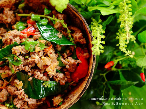 50g x6 Holy Basil Stir Fry Best Thai Authentic Spicy Herb Sauce ‘Pad Gra Praw’