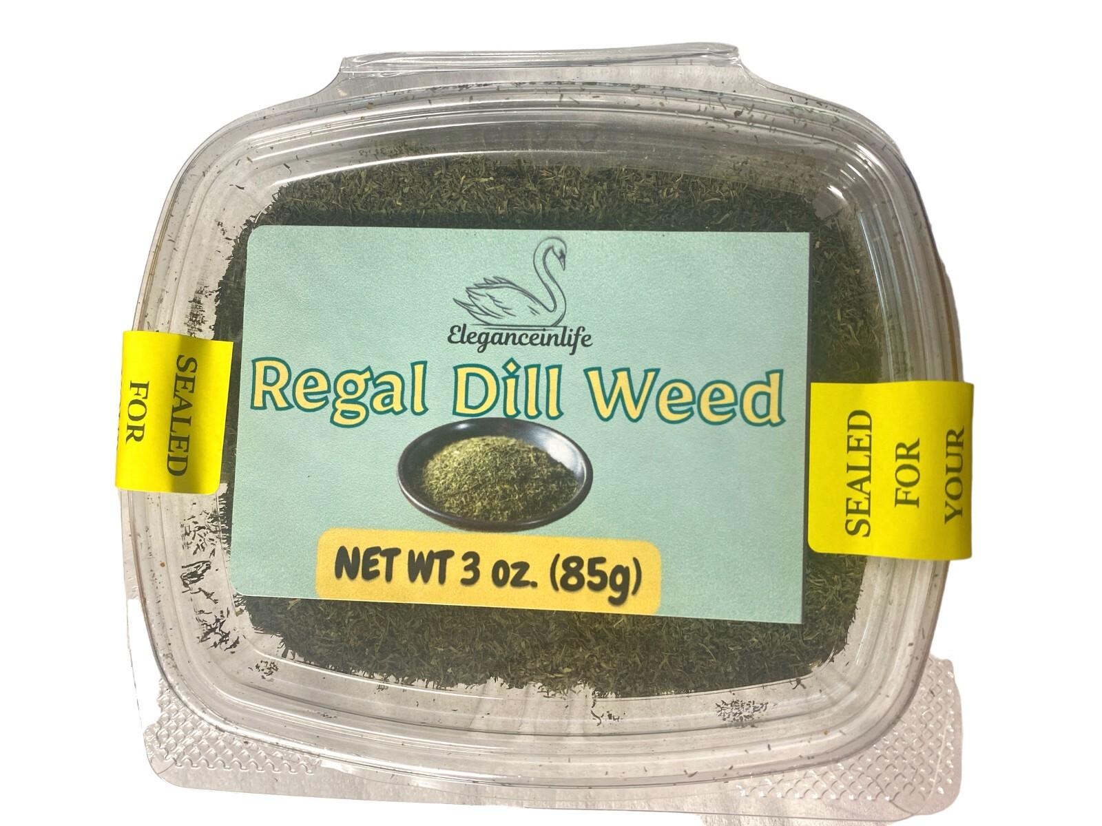 Eleganceinlife Regal Dill Weed NET WT 3 oz (85g) Gluten-Free, Vegan, Vegetarian