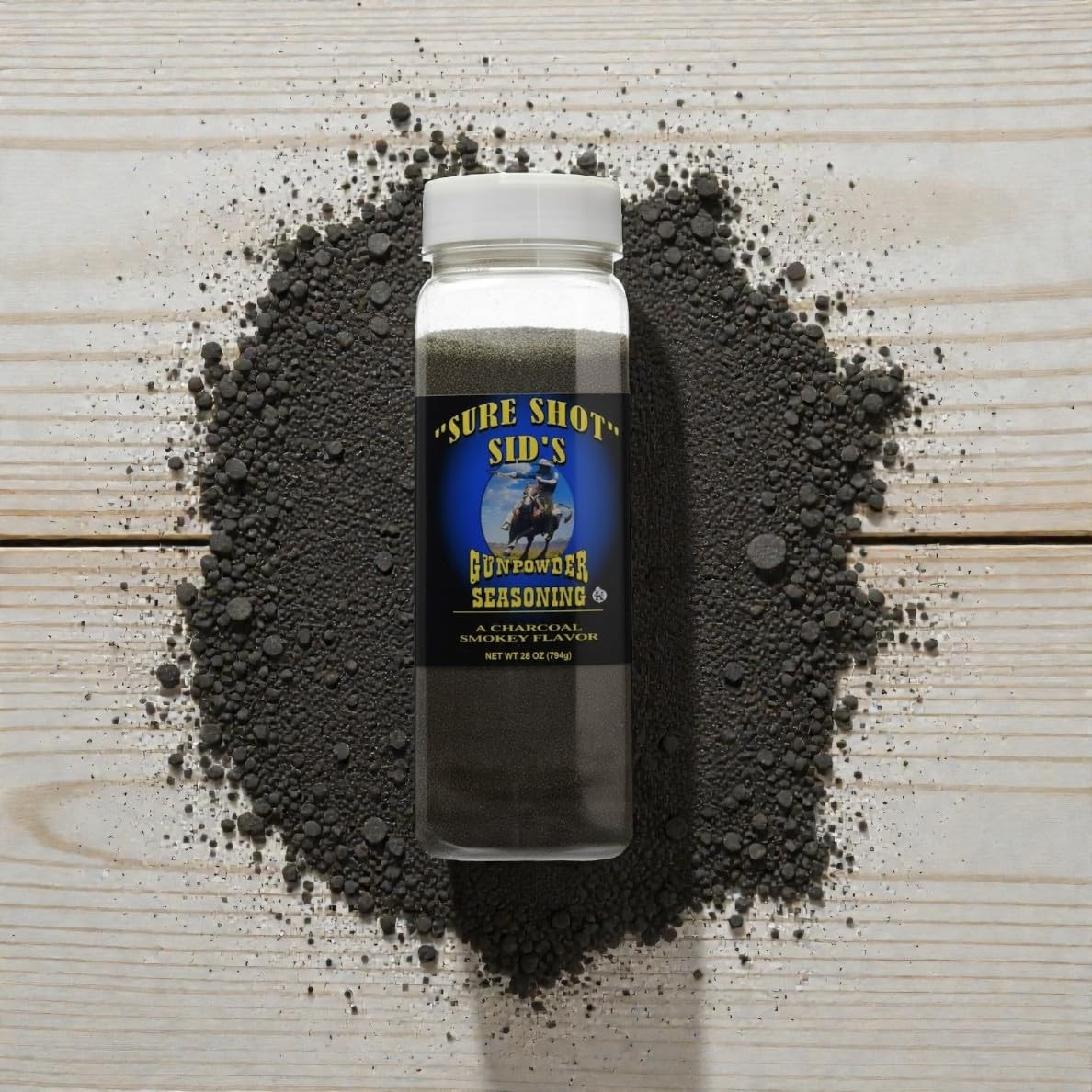 Sure Shot Sid’s Gunpowder Seasoning – All-Purpose BBQ 28 Ounce (Pack of 1)