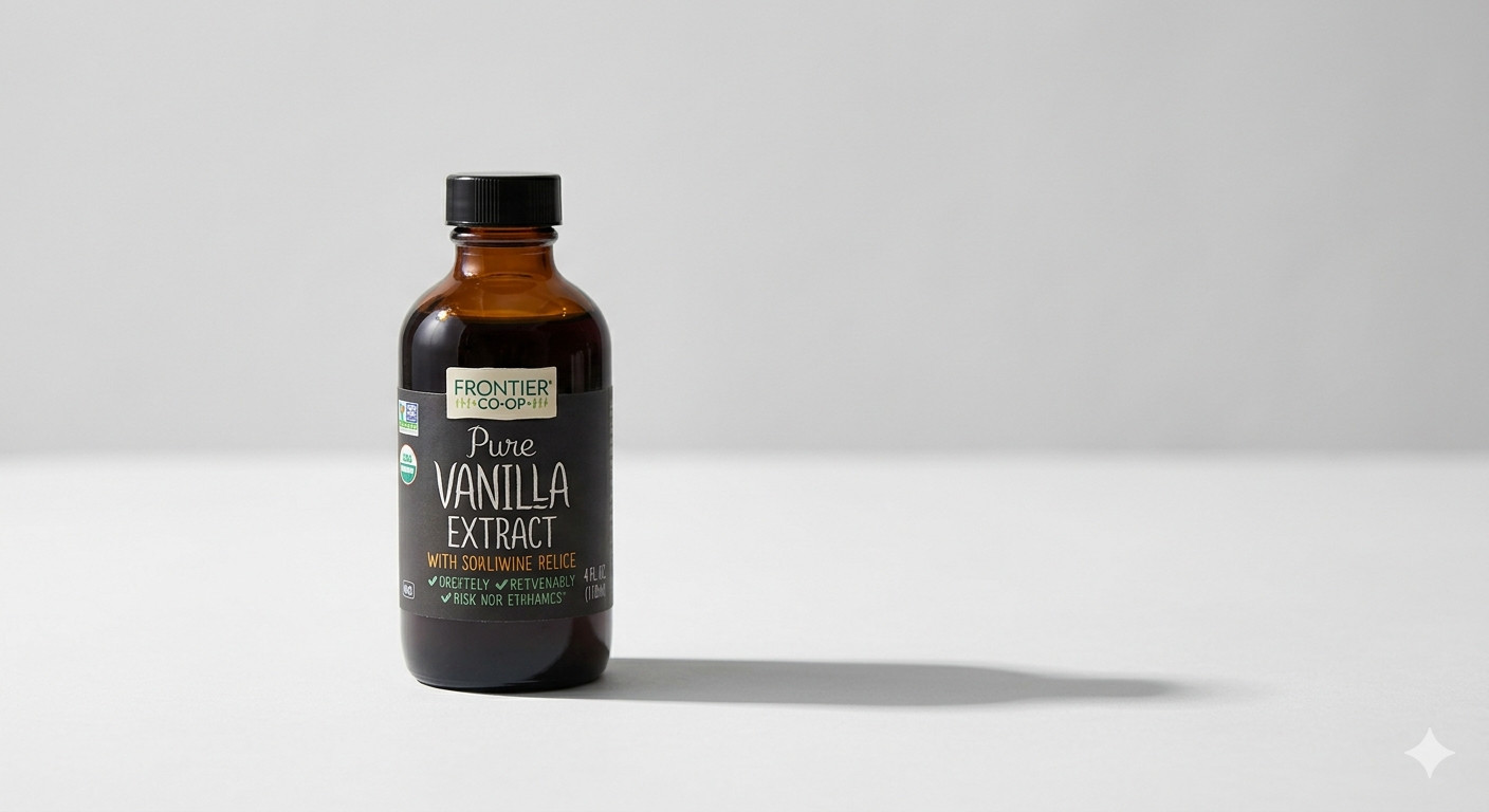 Pure Organic Vanilla Extract Frontier Coop 4 fl oz Exp 11/28 New/Sealed Lot Of 2