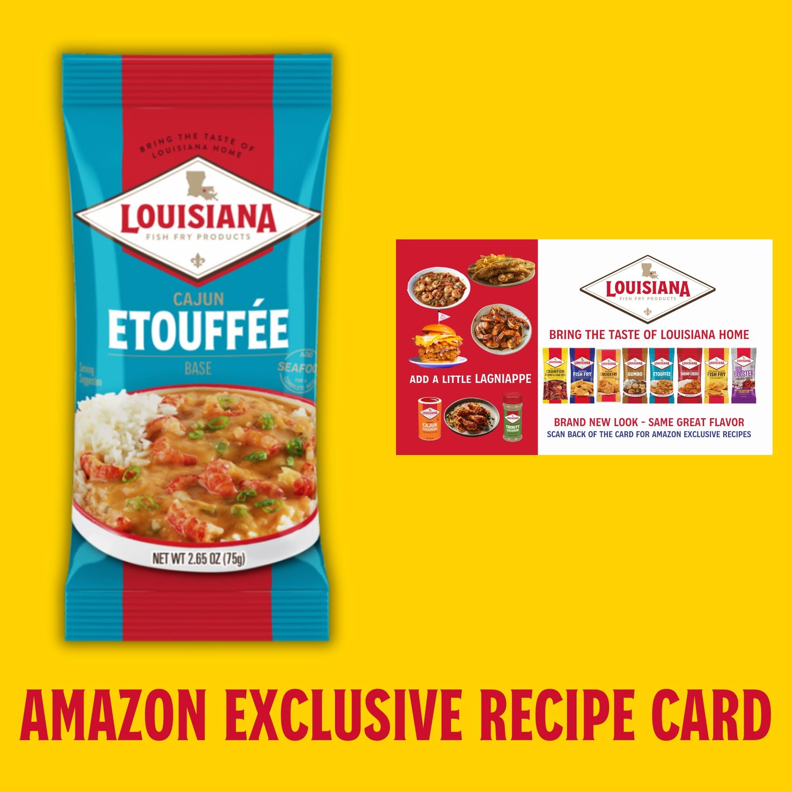Cajun Etouffee Base 2.65 oz. (Pack of 4) – Authentic Cajun Etouffee Mix with …