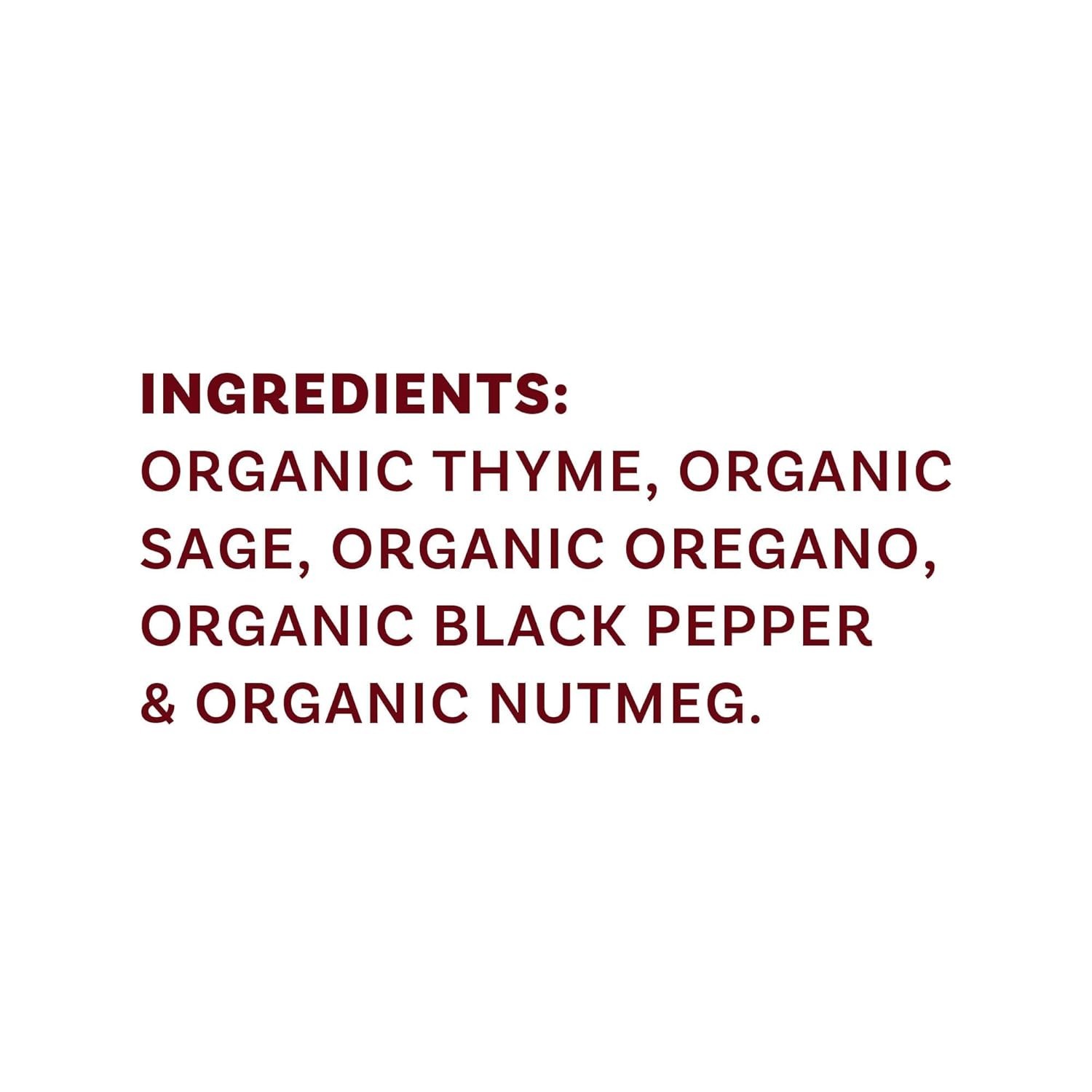 0.87 oz Organic Poultry Seasoning – Kosher, Non-GMO Herbs for Meal Perfection