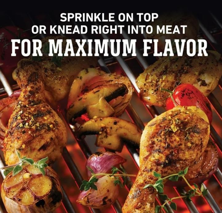 Kansas City BBQ Dry Rub Seasoning 14.5oz Gluten Free Flavors Beef Pork Chicken