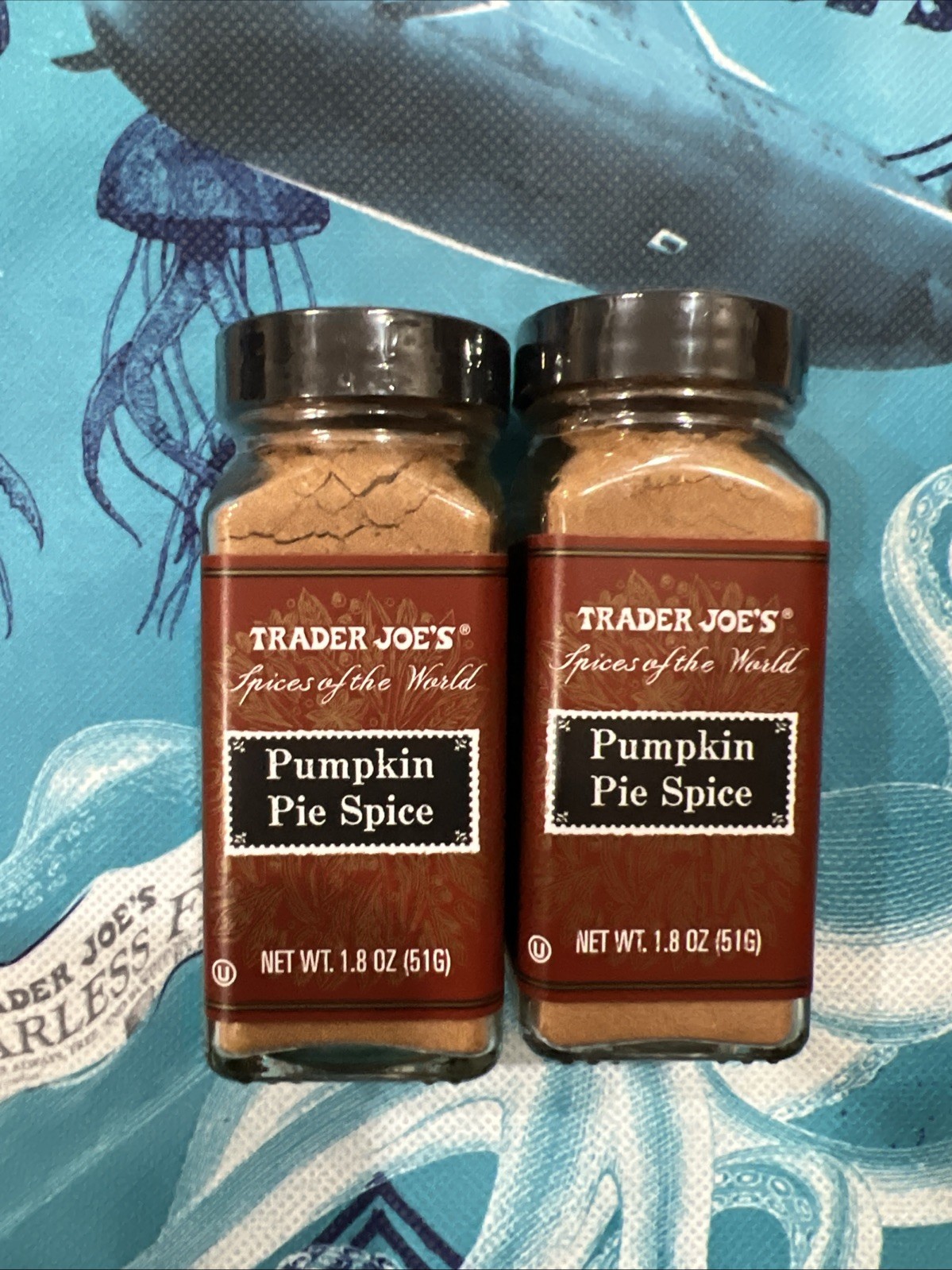 2 Pack Trader Joe’s Pumpkin Pie Spice 3.6 oz. (1.8 oz x 2) Limited Season 8/2027