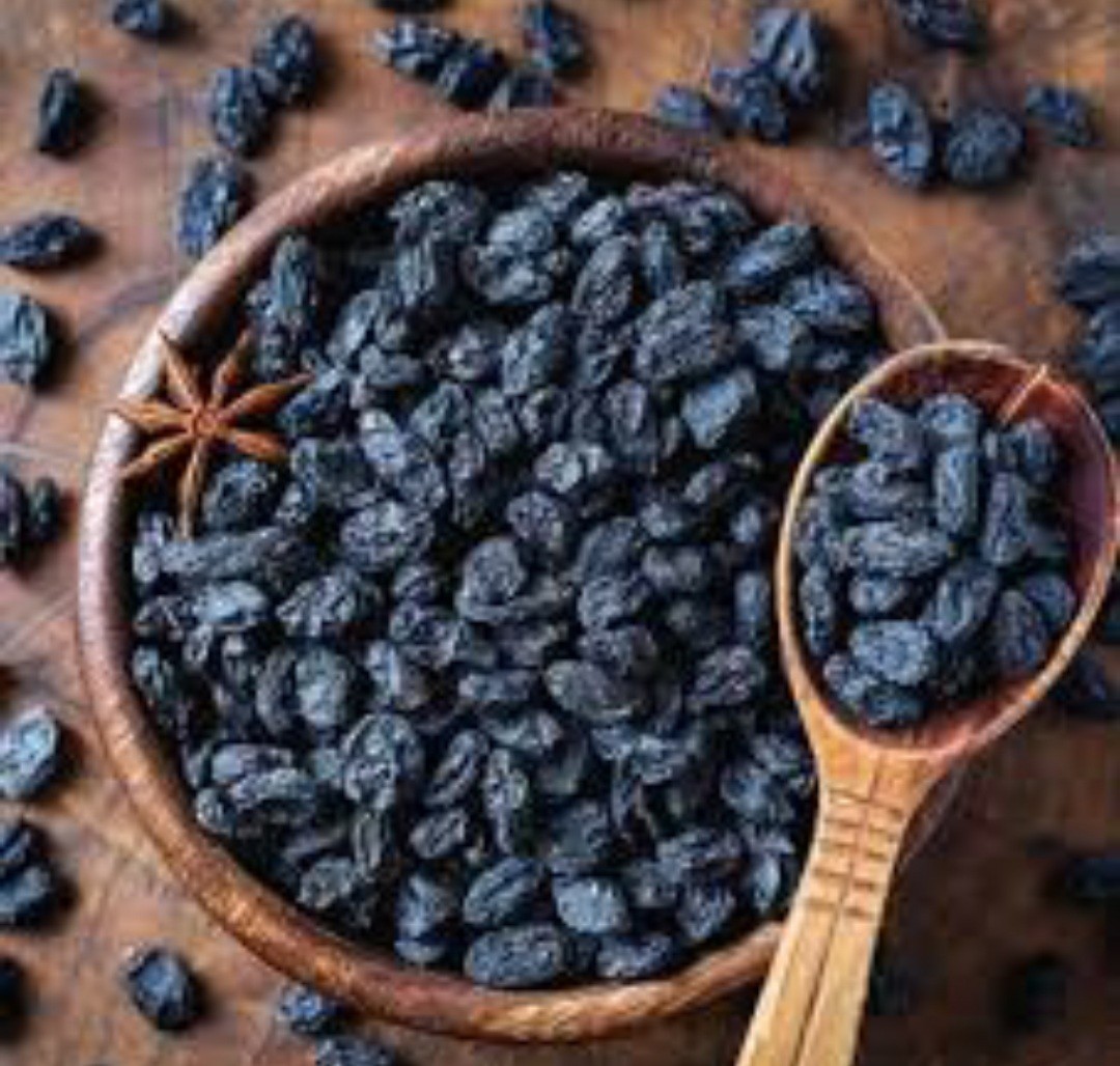 Kala Munakka (With Seed)-Kali Drakh-Raw Herb-Kaali Dakh-Daakh-Black Raisin-Dry