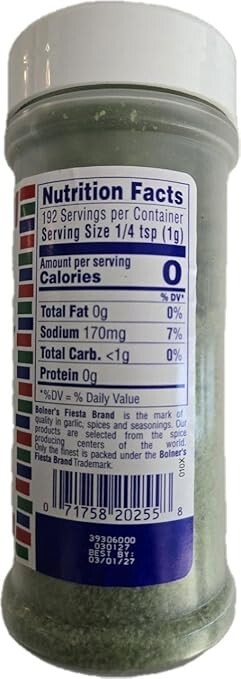 Fiesta Lime Pepper Seasoning 5.5 oz 2-Pack Kosher Vegan