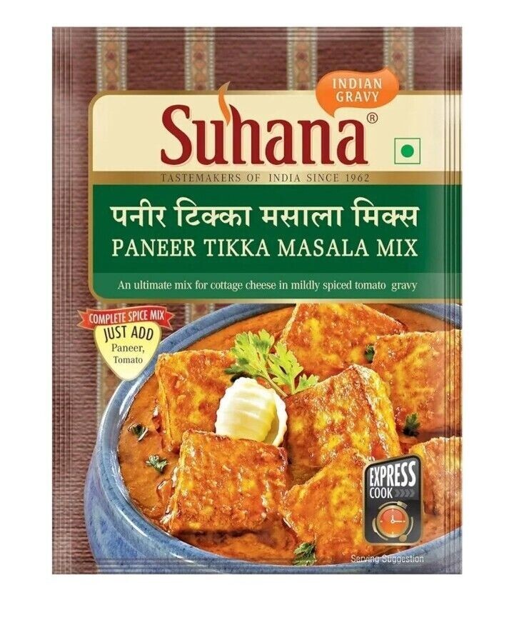 Suhana Paneer tikka masala 50gm Pouch | Spice Mix | convenient & cooks in mins