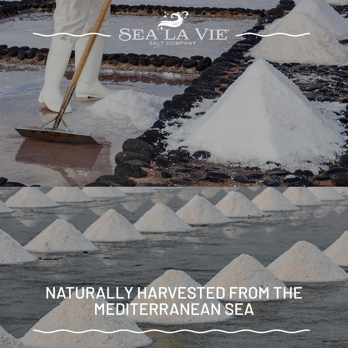 Sea La Vie Salt Flakes, 3.5 Ounces, Pack of 1, Kosher Handcrafted Gourmet Art…