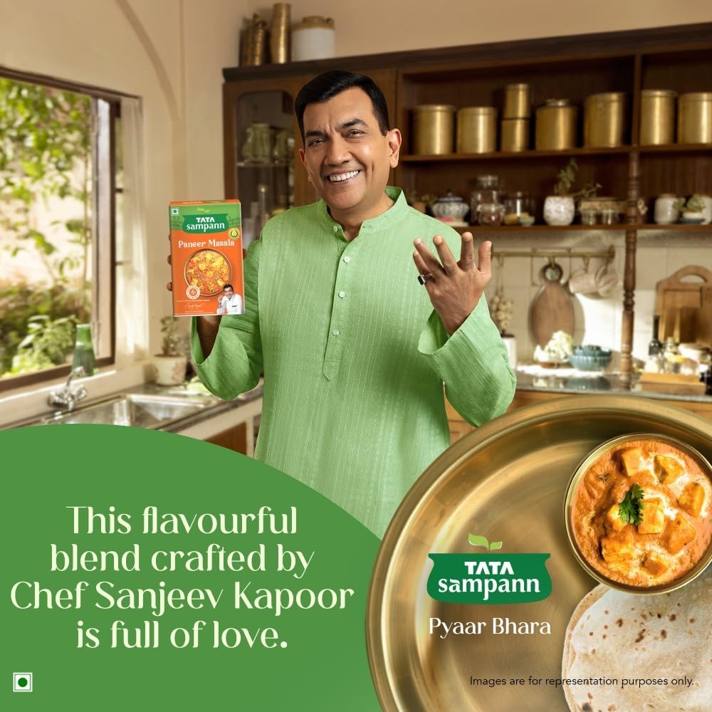 Tata Sampann Paneer Masala Powder with Natural Oils, 100g,