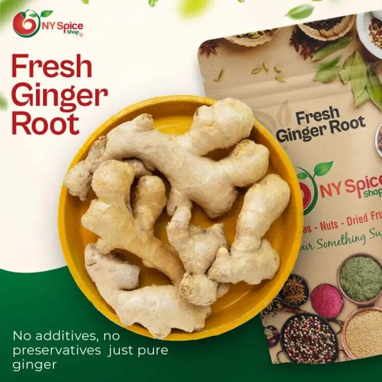 Fresh Wild None GMO – Ginger Root – Item Weight 8oz-5lb