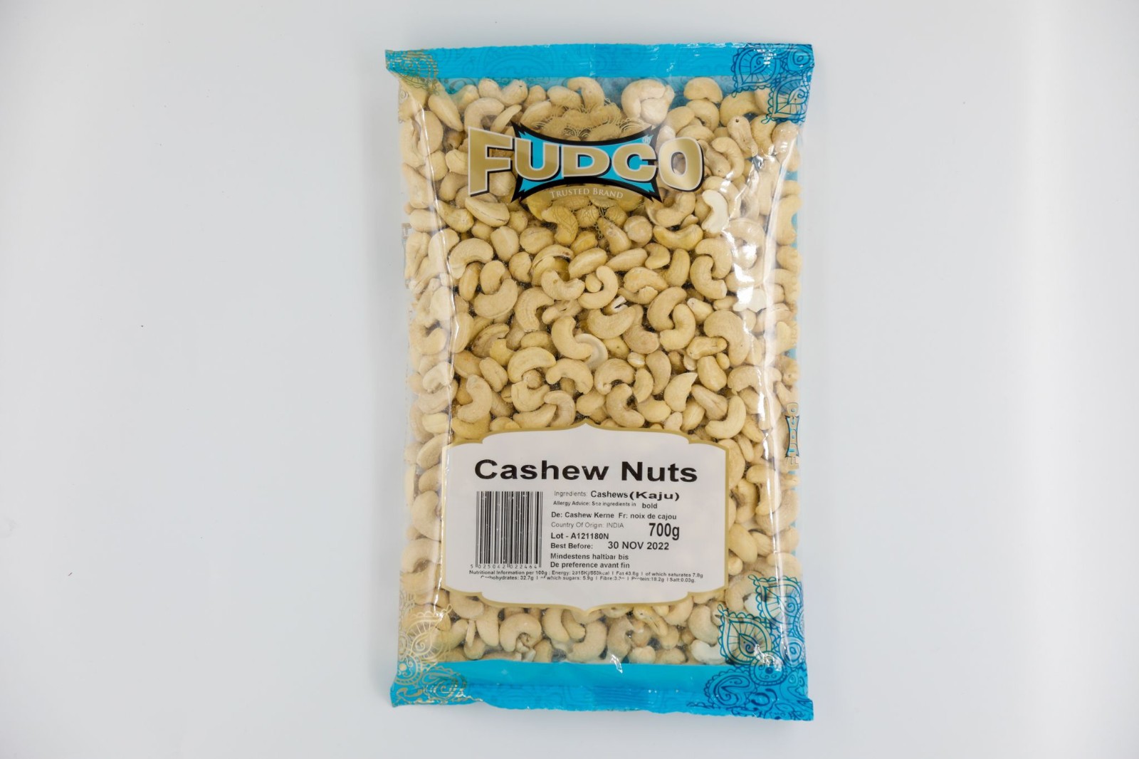 Cashew Nuts ( Kaju) Premium Quality ( Eastend,Heera, Netco,Fudco ) 700g