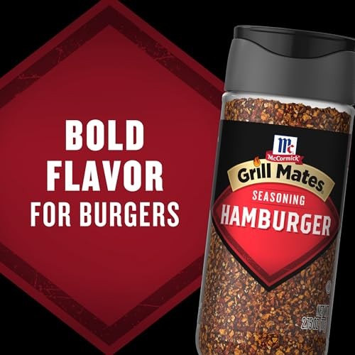 McCormick Grill Mates Hamburger Seasoning, 2.75 oz Ounce (Pack of 1)