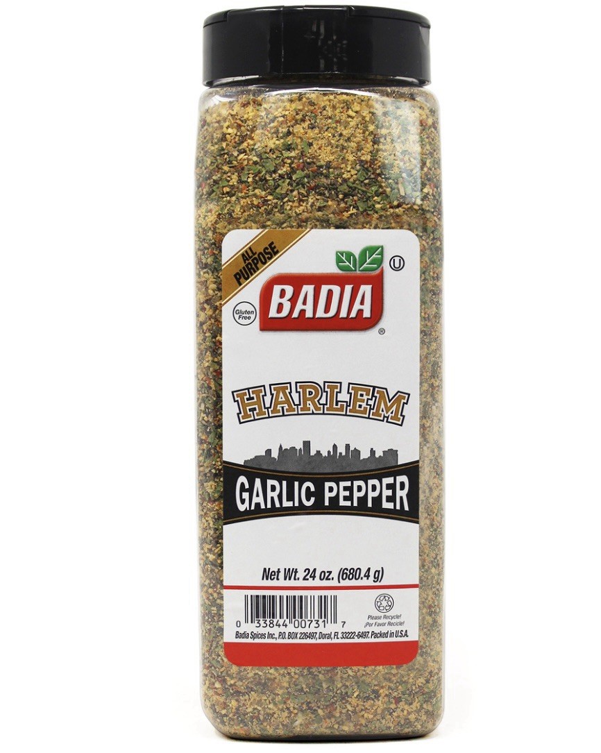 24oz Bottle Badia Harlem Garlic Pepper All purpose Seasoning/Sazon/Ajo/Pimienta