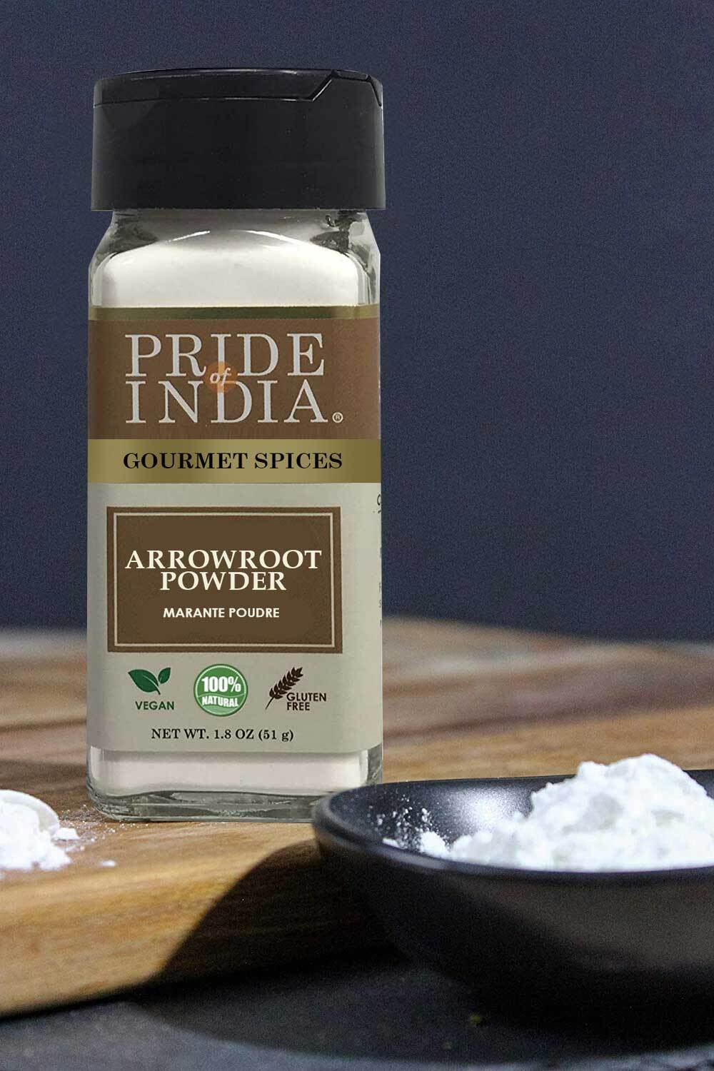 PRIDE OF INDIA Gourmet Arrowroot Ground Powder