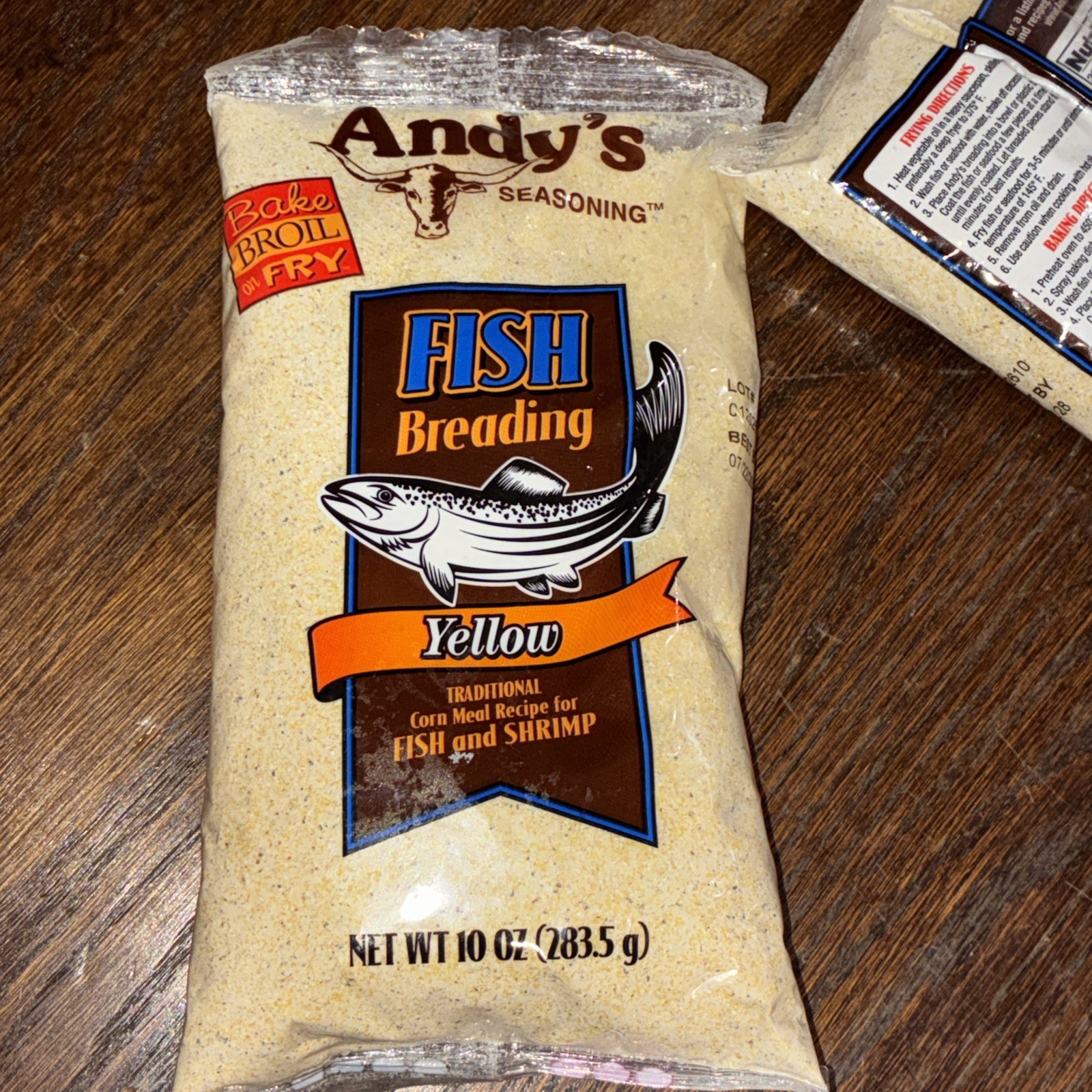 Andys Seasoning Yellow Fish Breading 10oz(Pack of 3)