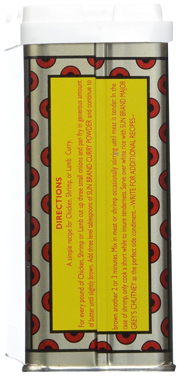 Sun Brand Madras Curry Powder, One Lb. Tin