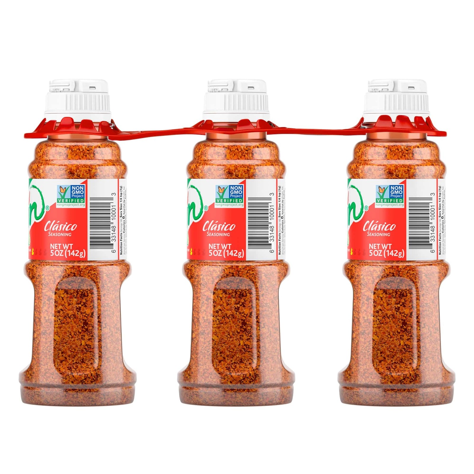 Tajin Clásico Seasoning, Authentic Mexican Chili Lime 5 Ounce (Pack of 3)