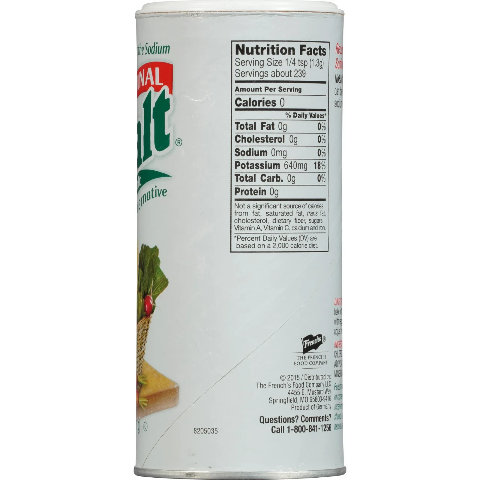No Salt Original Sodium-Free Salt Alternative, 11 oz ( 3 Pack)