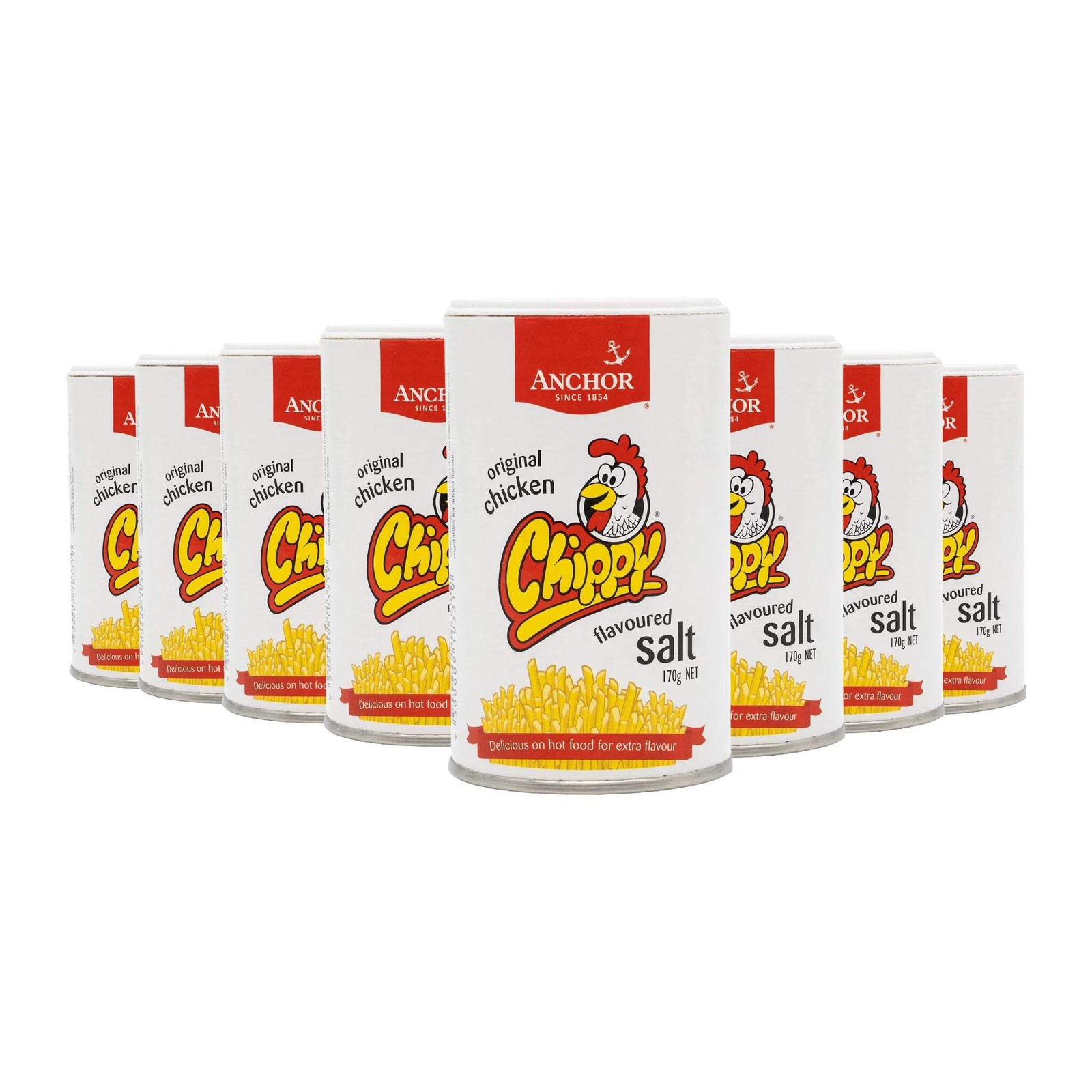 Anchor Chippy Original Chicken Salt 170g x8 Authentic Aussie Chip Seasoning