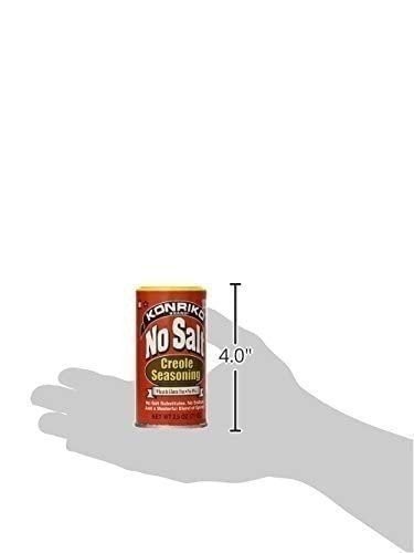 Konriko – No Salt Creole Seasoning 2.5 oz – Wheat Free – Gluten Free – No MSG