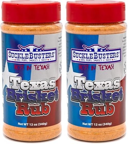 SuckleBusters Texas Brisket Rub: Authentic BBQ Flavor, Best Assorted Sizes