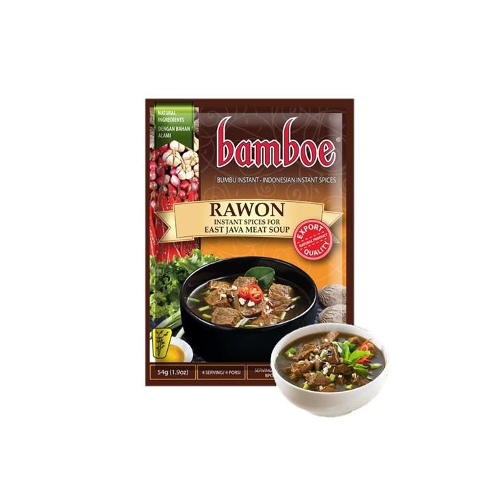 Bamboe Instant Rawon Seasoning 54G – Indonesian Instant Spices
