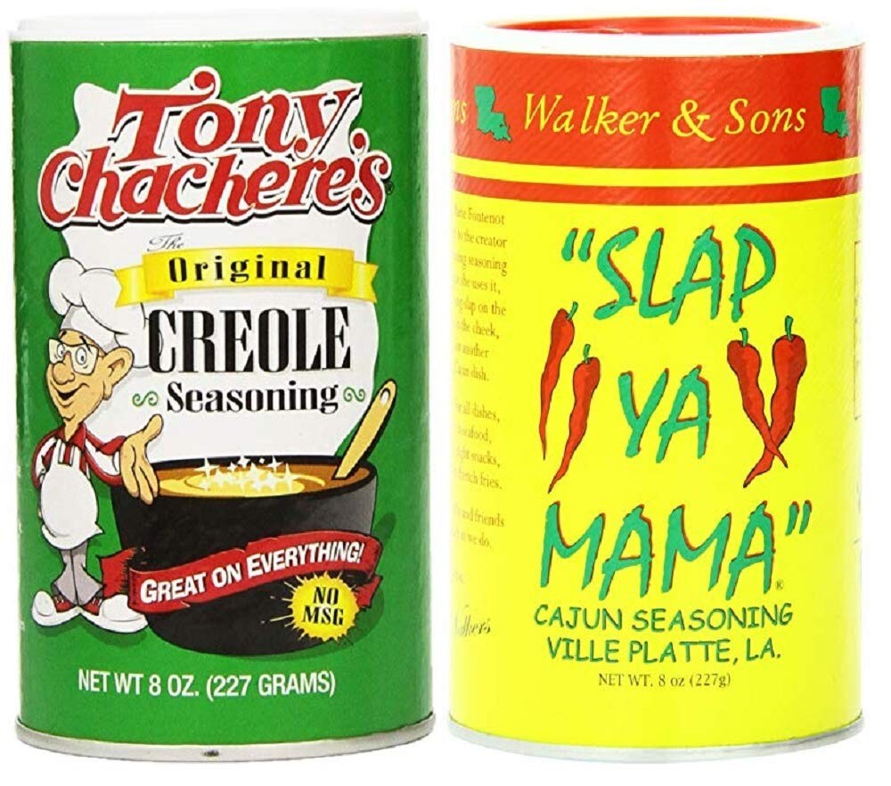 Cajun Creole All-Purpose Seasoning Bundle – 2 x 8 oz No MSG, Natural Flavor