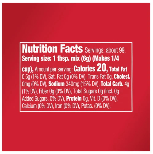 McCormick No Artificial Flavors Brown Gravy Seasoning Mix Bottle, 21.0 oz Bottle