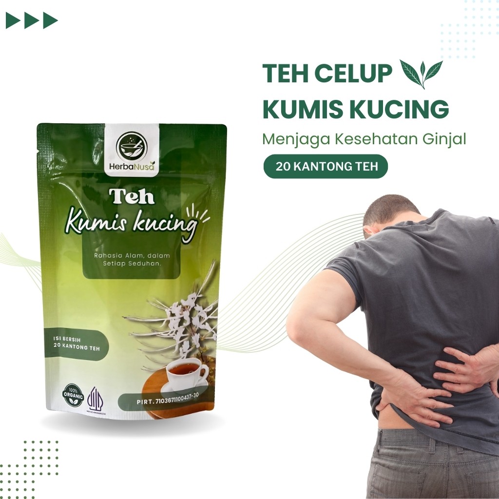 Kumis Kucing Leaf Herbal Infusion Blend 20 Tea Bags Botanical