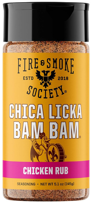 Chica Licka Bam Bam Chicken Seasoning Cajun Rub 5 Ounce Gluten Free MSG Free