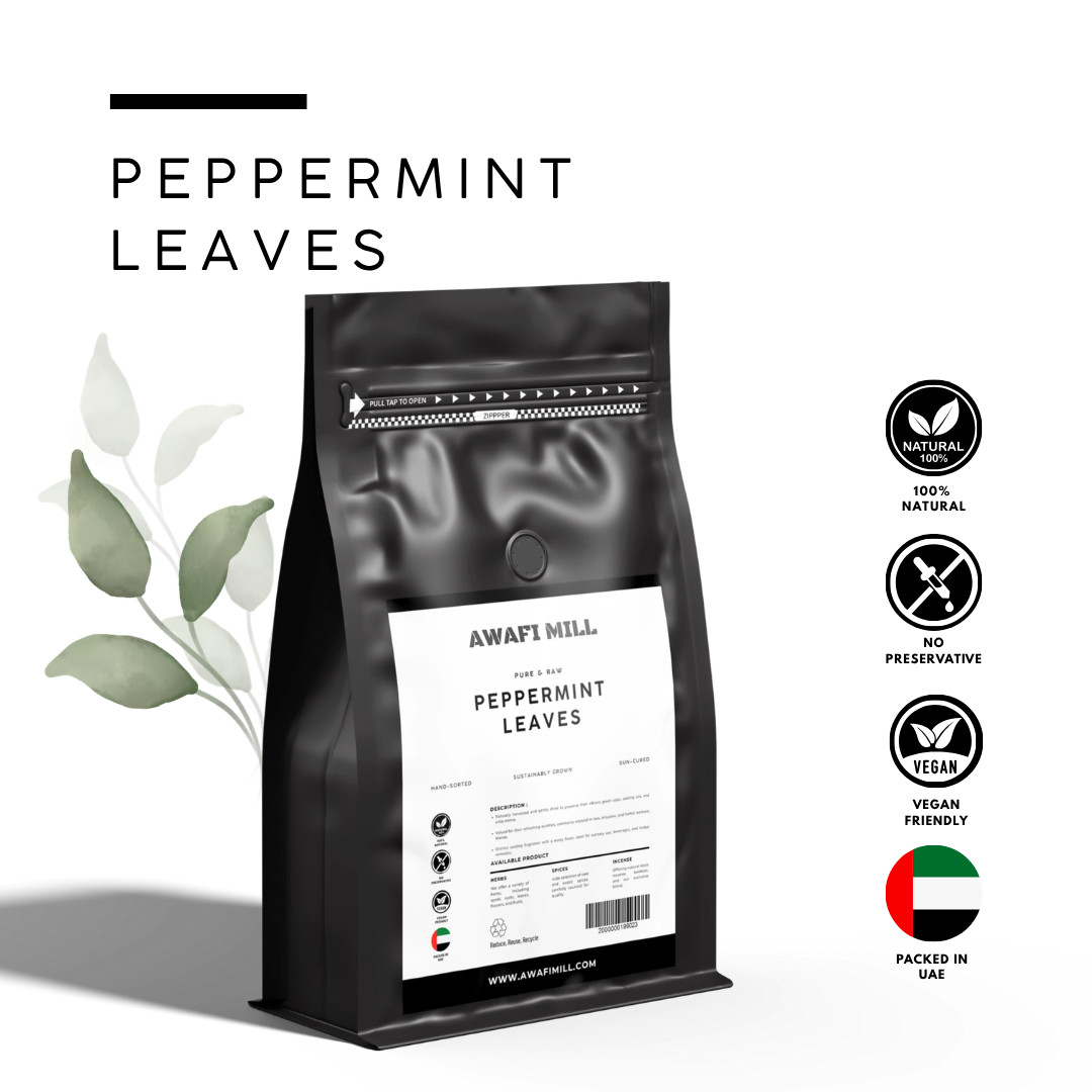 AWAFI MILL Peppermint Leaf for Tea – 250 g | 9 Oz