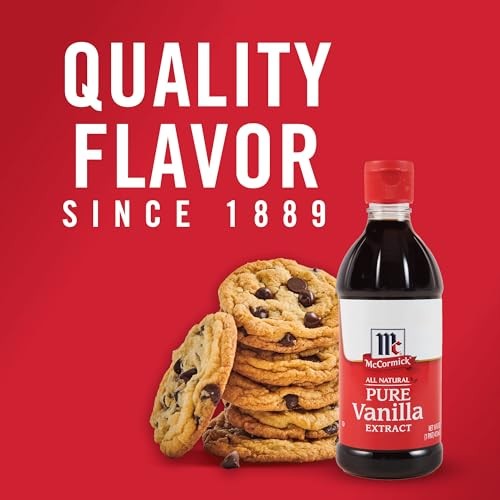 McCormick Vanilla Extract, Pure, Gluten Free, Non-GMO, 16 Fl Oz (Pack of 1)