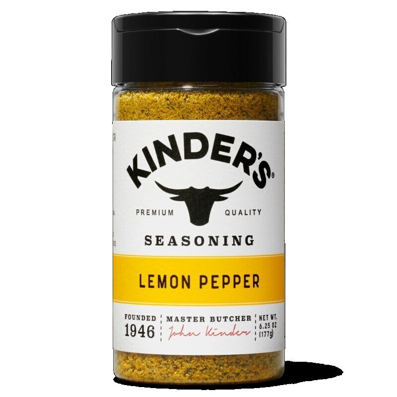 Lemon Pepper Seasoning & Rub Dinners Grilling House Dining Chicken Pork 6.25 Oz