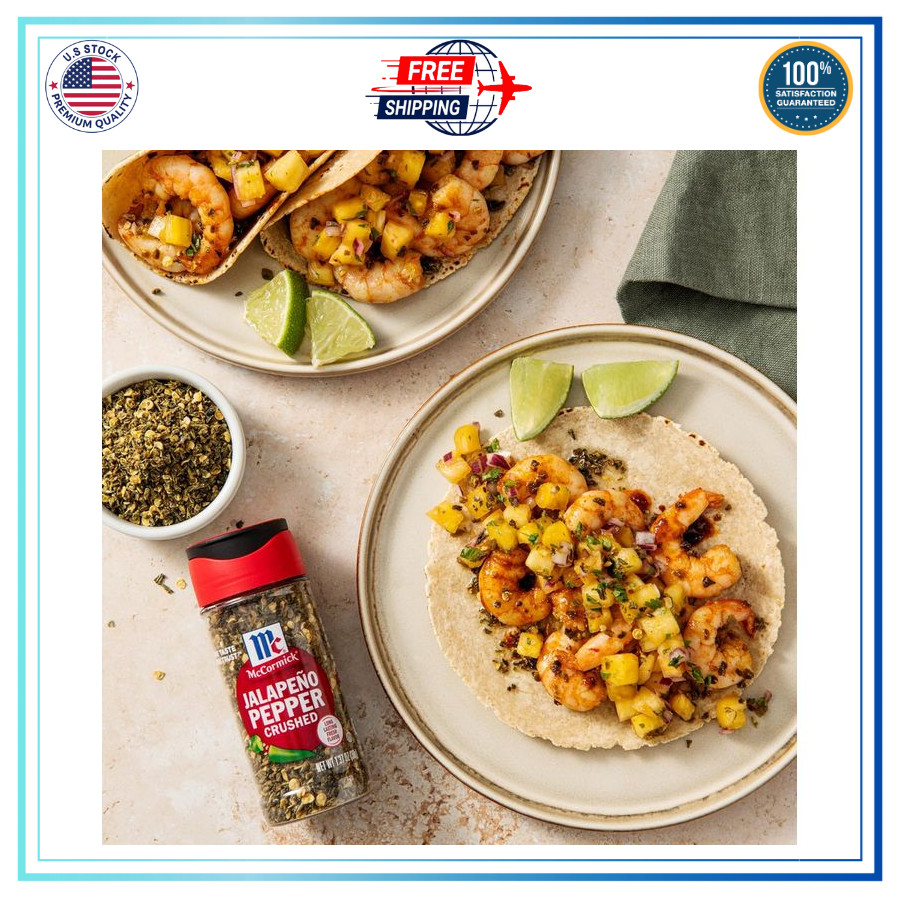 McCormick Crushed Jalapeño Pepper – 1.37 oz (Pack Of 1) Free Shipping.
