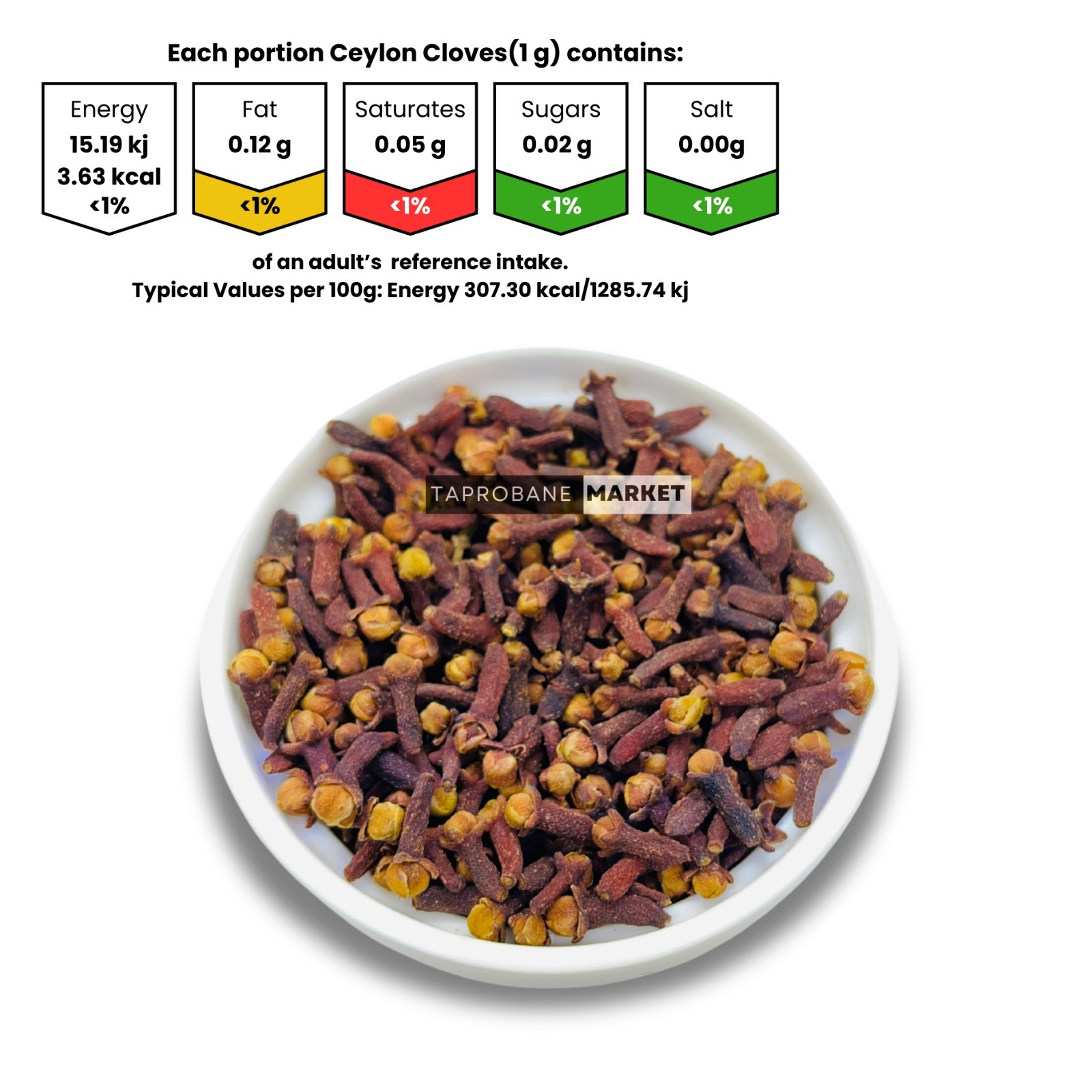 Ceylon Red Cloves Whole Organic Clove Buds | Fresh Natural Spice Bulk