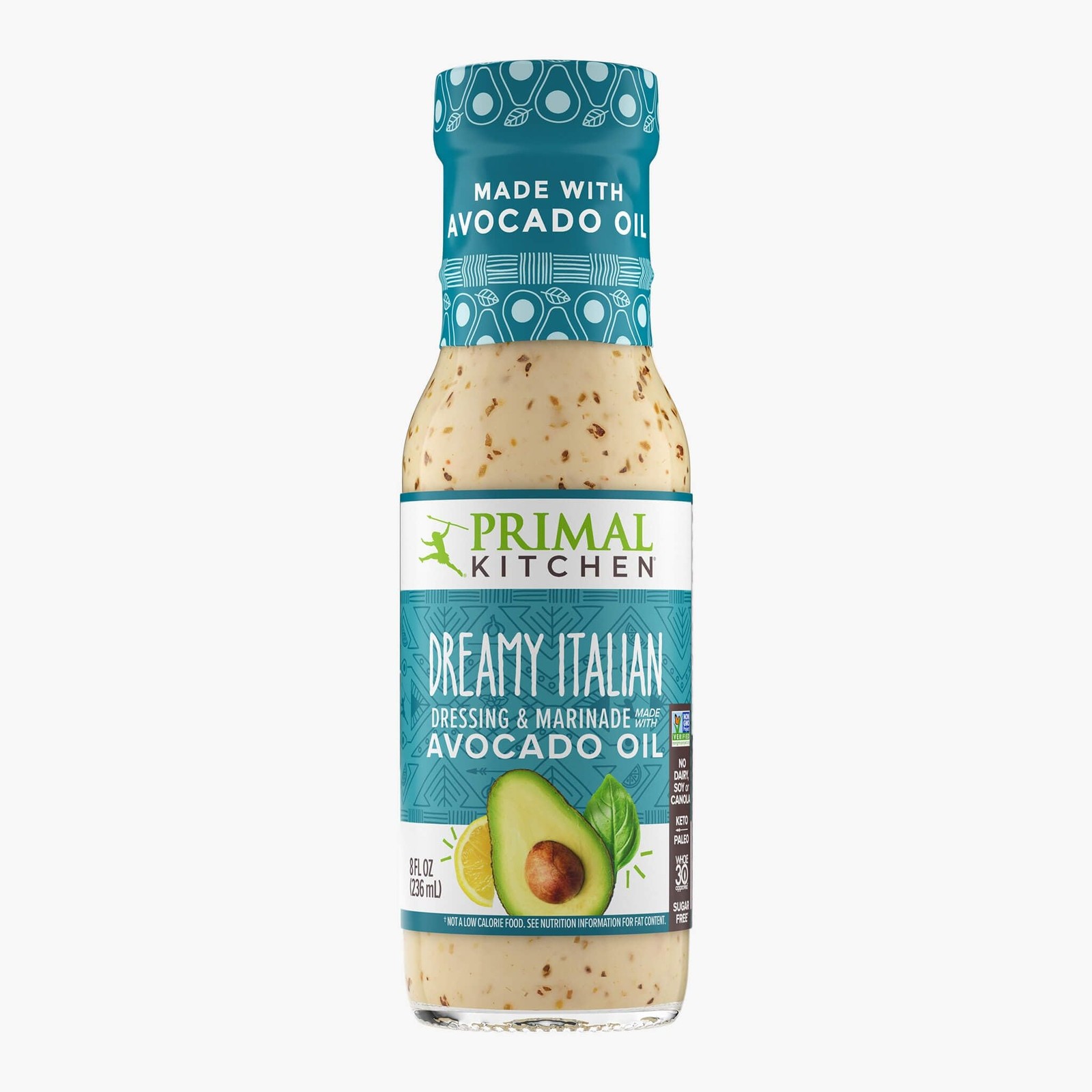 Primal Kitchen Dreamy Italian Salad Dressing Whole30 Keto Paleo Approved 8 Fl Oz