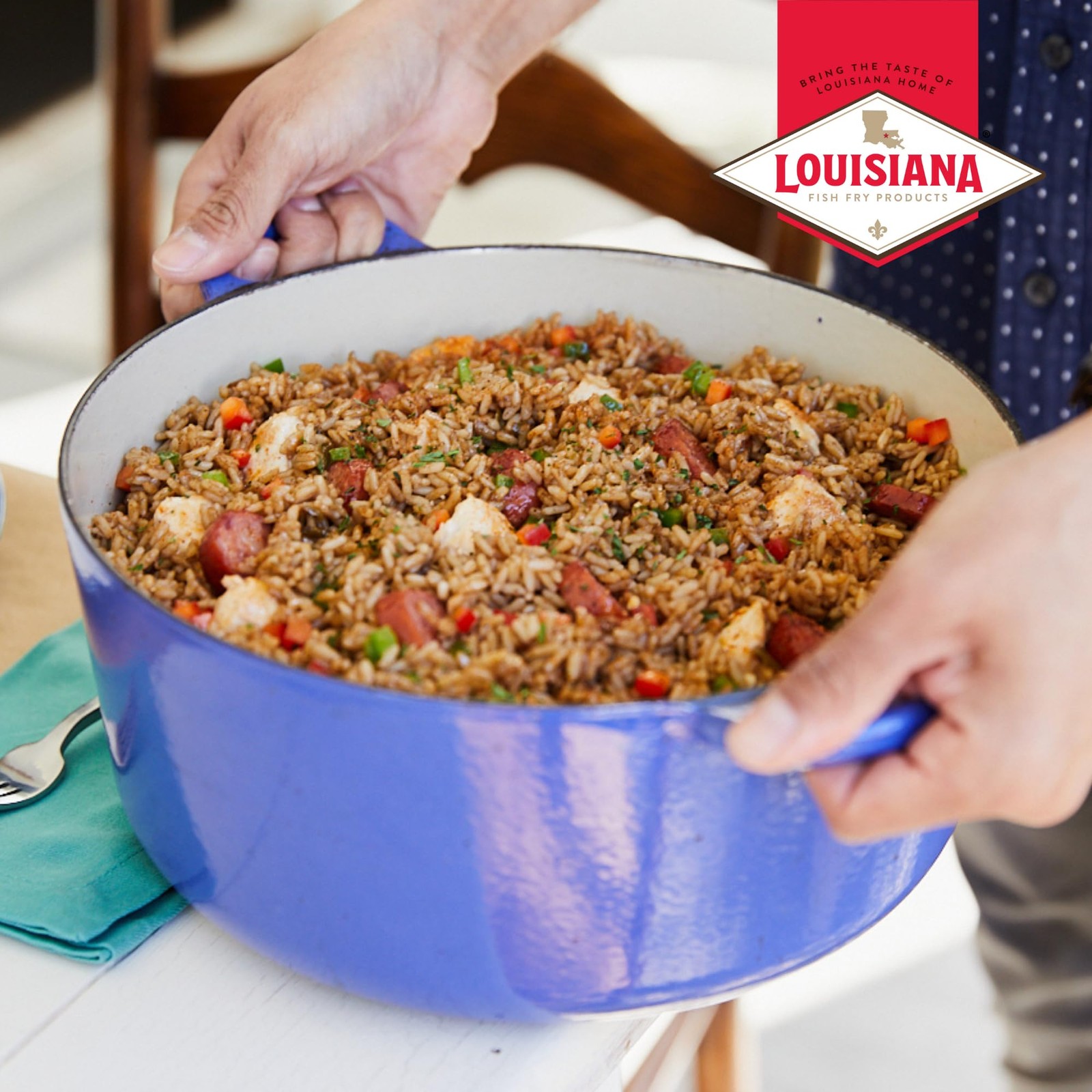 Louisiana Fish Fry Cajun Jambalaya Entree Mix, 7.5 Ounce (Pack of 4)