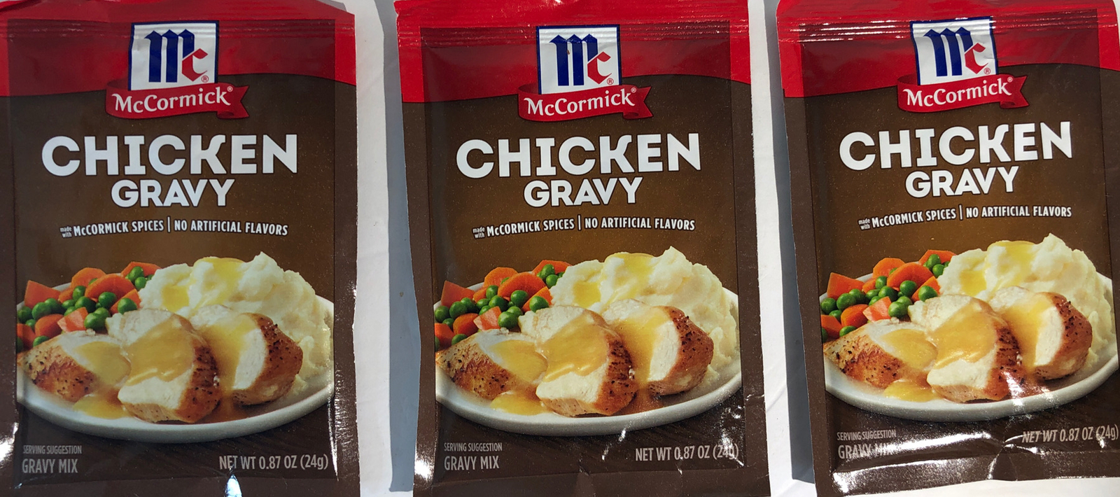 (3 Pack) McCormick Chicken Gravy Mix,0.87 Ounce-SHIPS SAME BUSINESS DAY